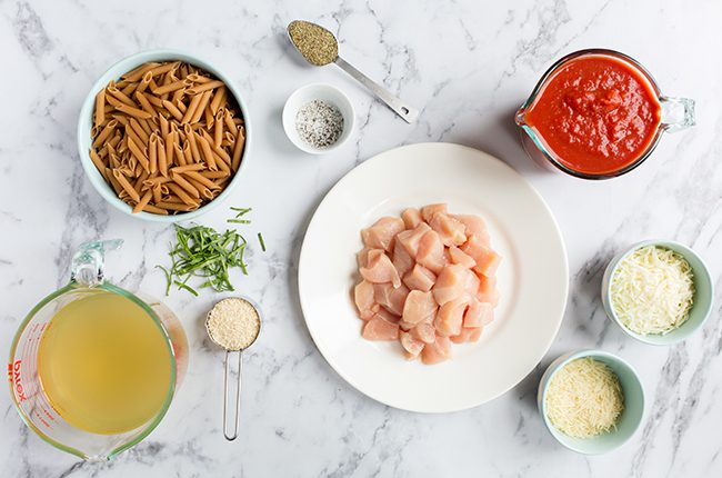 ingredients in chicken parmesan casserole