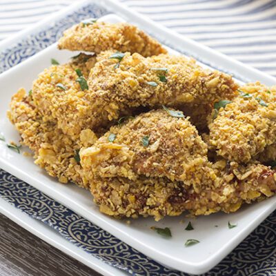 Healthier Crispy Oven Fried Chicken Comfort Food Recipe