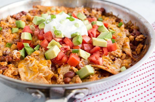 Easy Cheesy Mexican Dinner Burrito Skillet