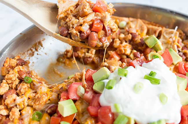 Burrito Dinner on a spoon