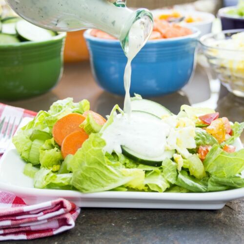 Fast & Easy Healthy Greek Yogurt Ranch Dressing Recipe