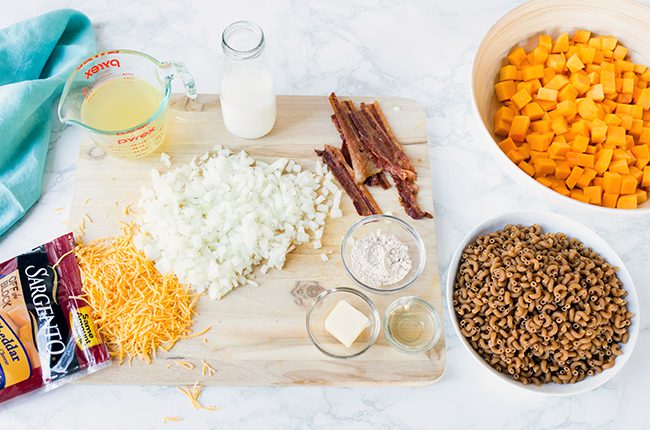 ingredients in healthy mac and cheese