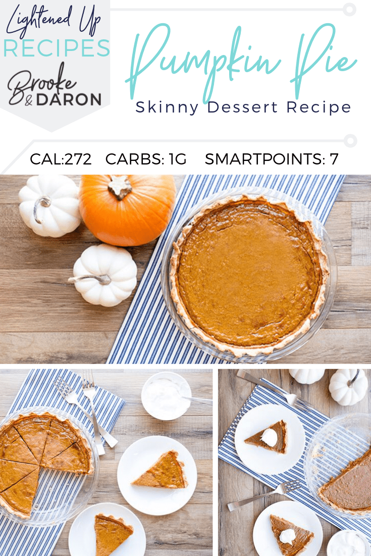 How to make this Healthy Pumpkin Pie into a great skinny dessert recipe