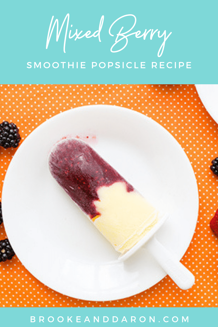 Mixed berry Smoothie Popsicle Recipe