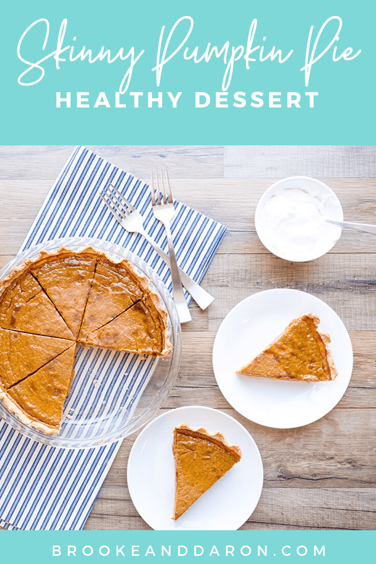 kinny Pumpkin Pie recipe with healthy ingredients