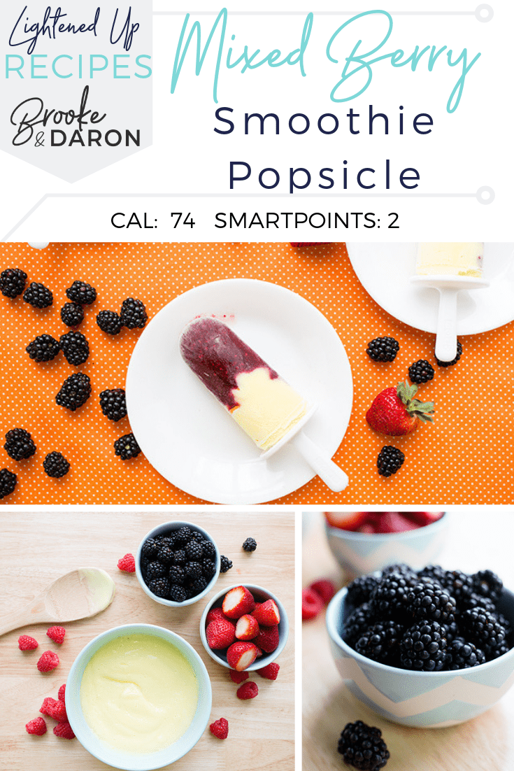 Mixed berry Smoothie Popsicle Recipe