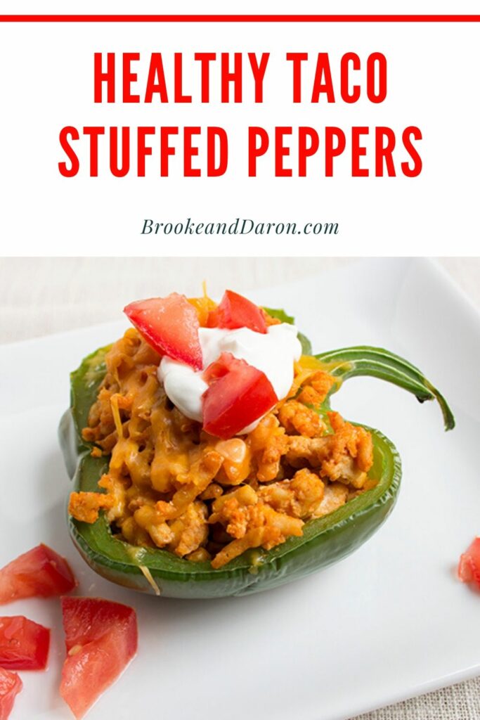 Sour cream topped bell pepper