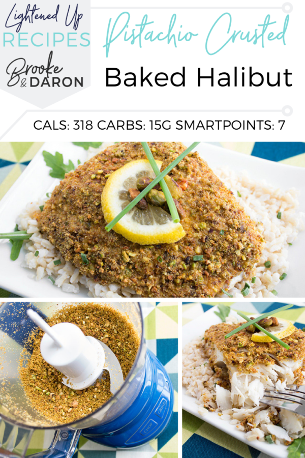 Pistachio Crusted Baked Halibut Recipe
