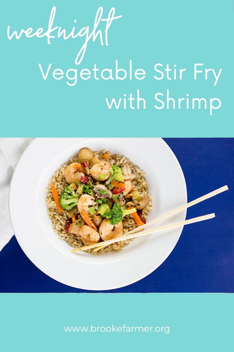 Weeknight Vegetable Stir Fry with Shrimp