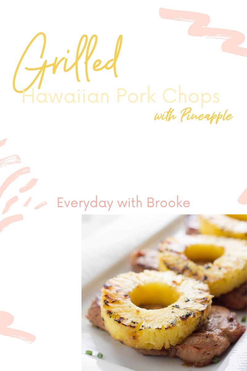 Grilled Hawaiian Pork Chops with Pineapple