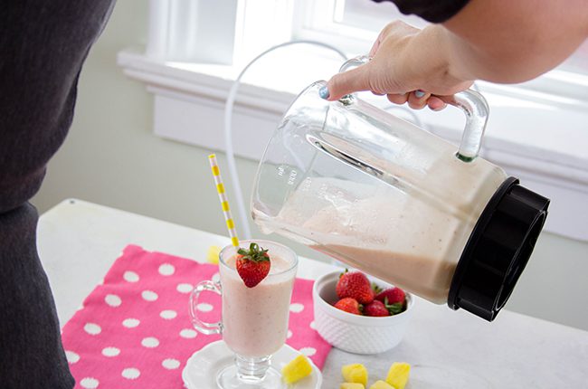 strawberry pineapple smoothie