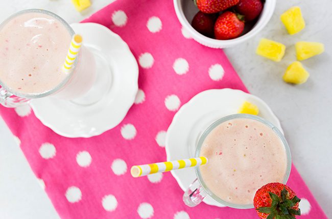 strawberry pineapple smoothie