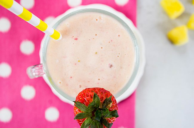 strawberry pineapple smoothie