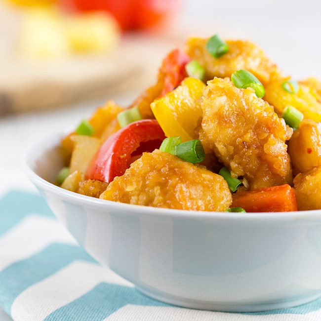 baked sweet and sour chicken