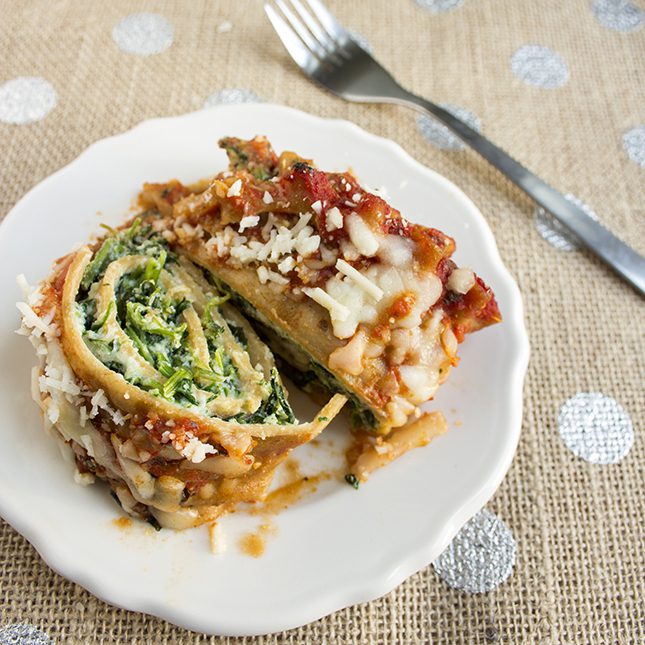 The Best Spinach Lasagna Roll Ups