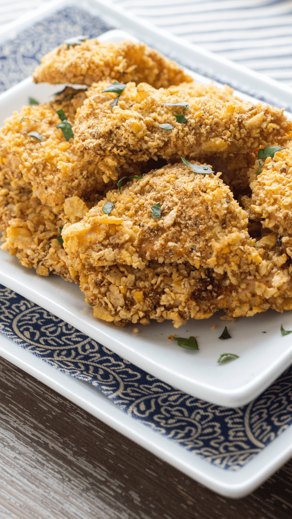 Healthier Crispy Oven Fried Chicken Recipe