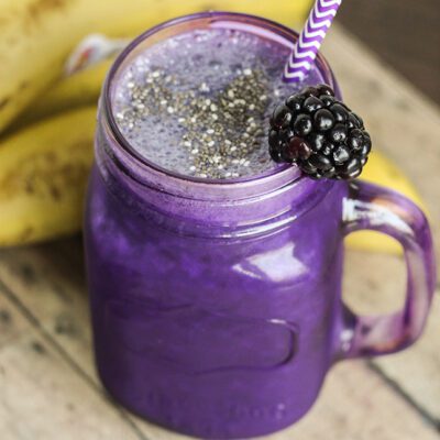 Easy Chia Blackberry Smoothie Recipe