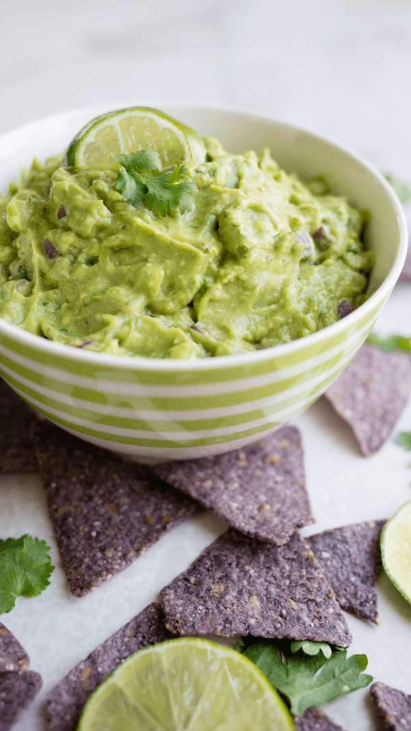 The Best Guacamole Plated
