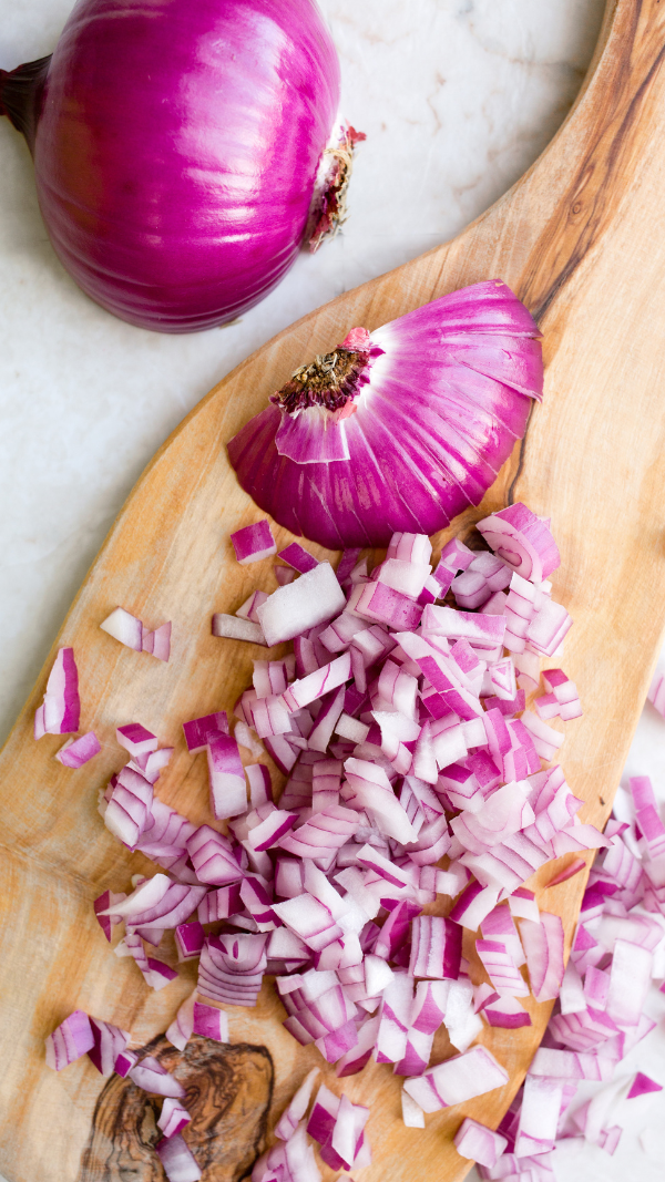 Diced Onion Guacamole Ingredient
