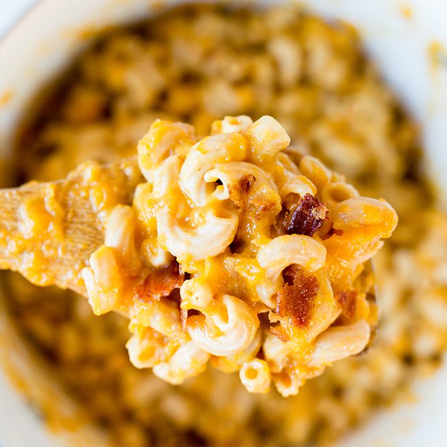 Butternut Squash Mac and Cheese Recipe with Bacon