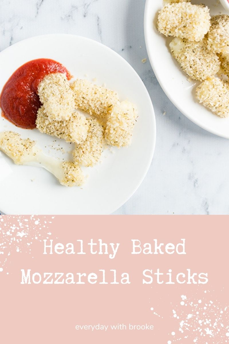 Healthy Baked Mozzarella Sticks