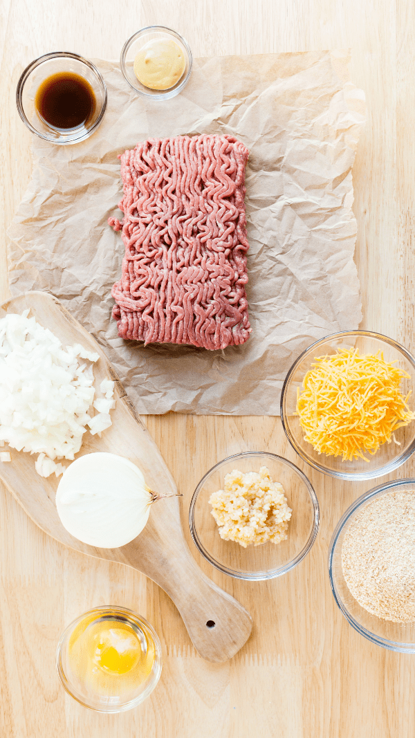 Low-Carb Cheeseburger Skewers Ingredients