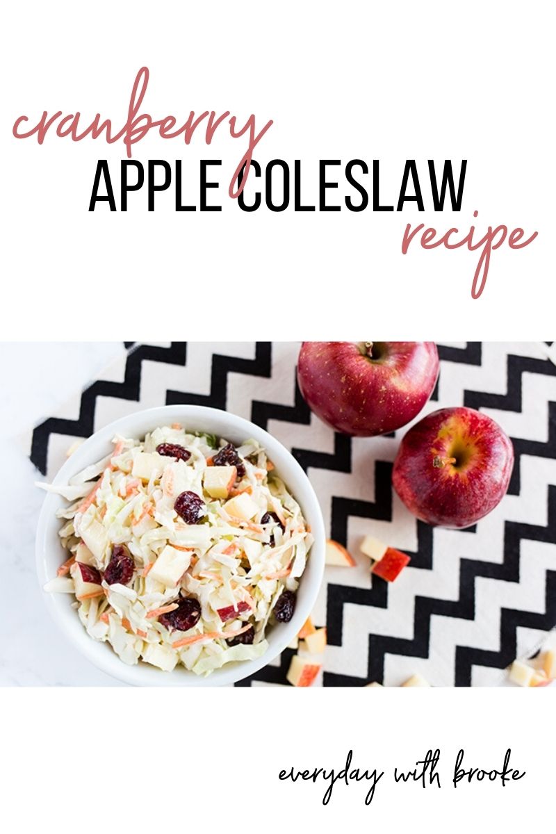 Cranberry Apple Coleslaw Recipe