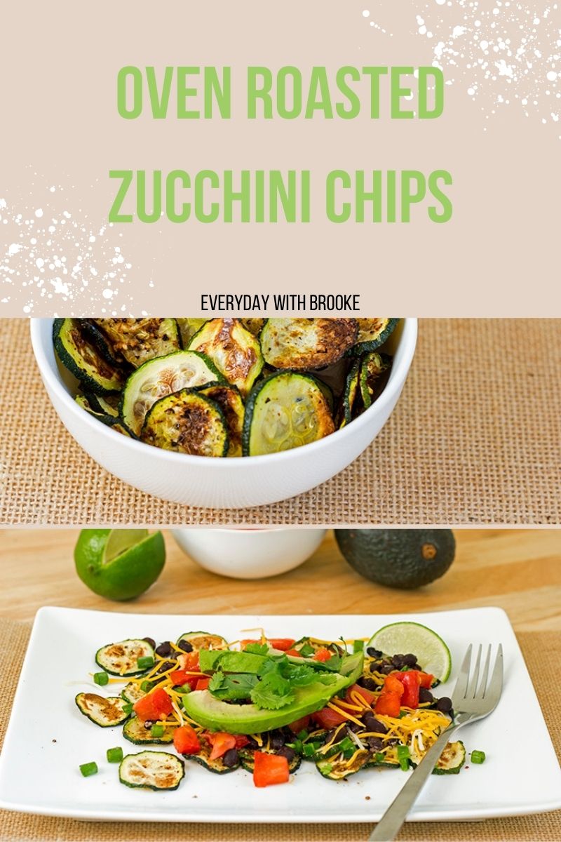 Oven Roasted Zucchini Chips