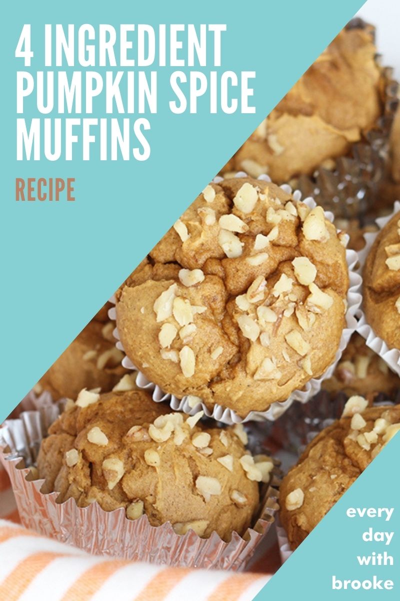 4 Ingredient Pumpkin Spice Muffins Recipe