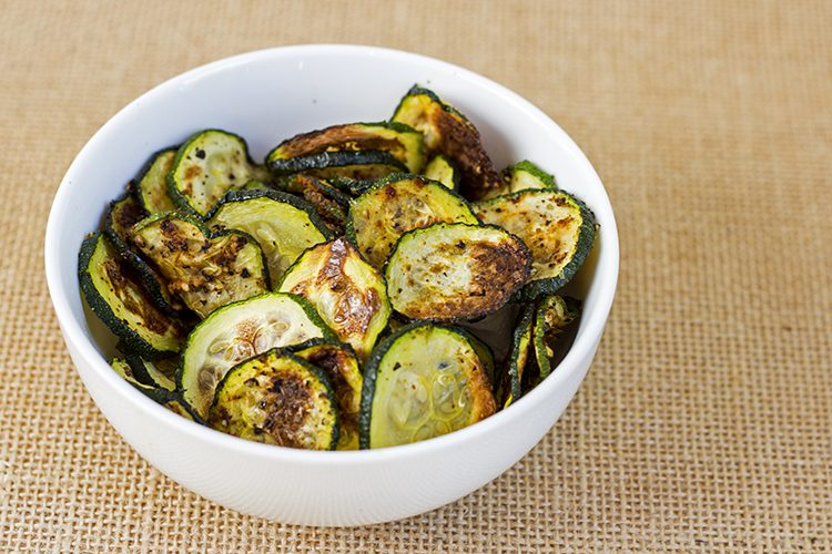 oven roasted zucchini chips