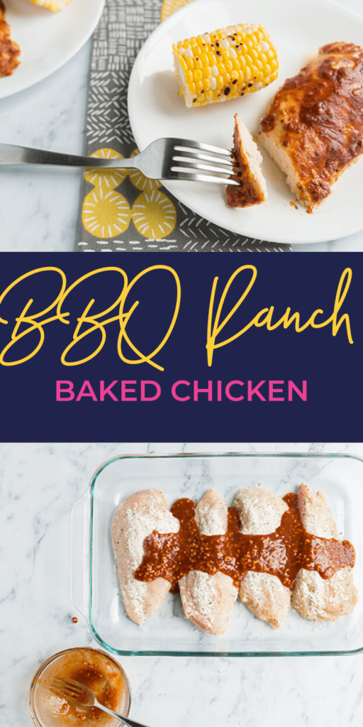 BBQ Ranch Baked Chicken