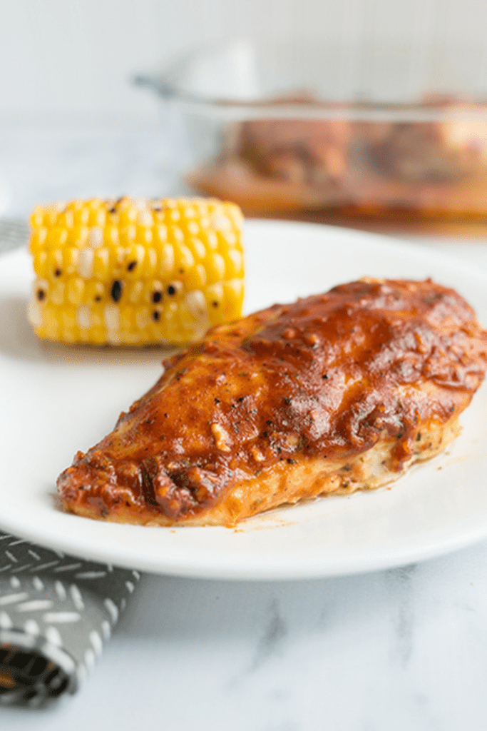 Easy 4-Ingredient BBQ Ranch Baked Chicken