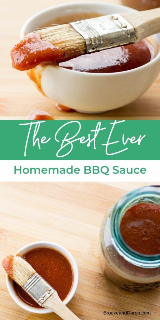 Collage picture of barbecue sauce recipe