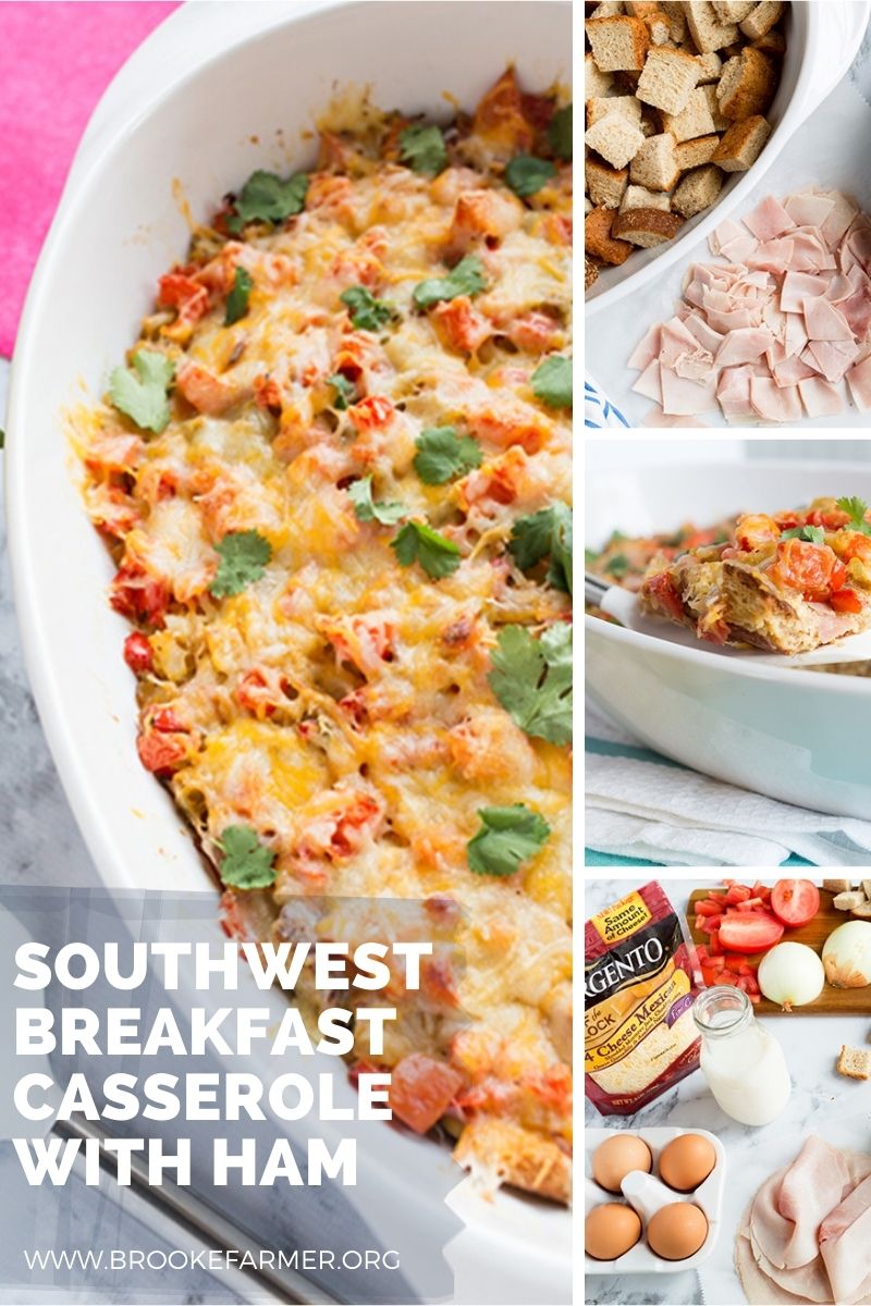 Southwest Breakfast Casserole with Ham