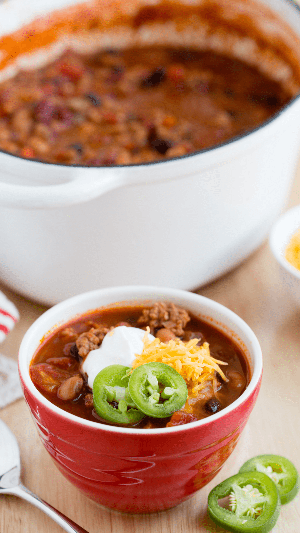 Healthier Ground Turkey Chili Recipe