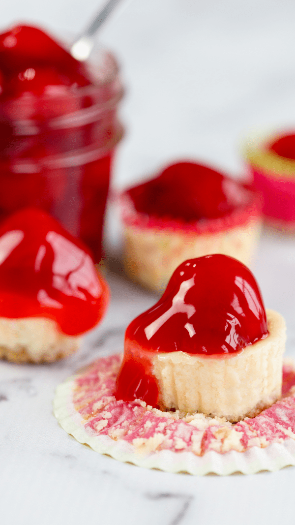 easy cherry mini cheesecakes