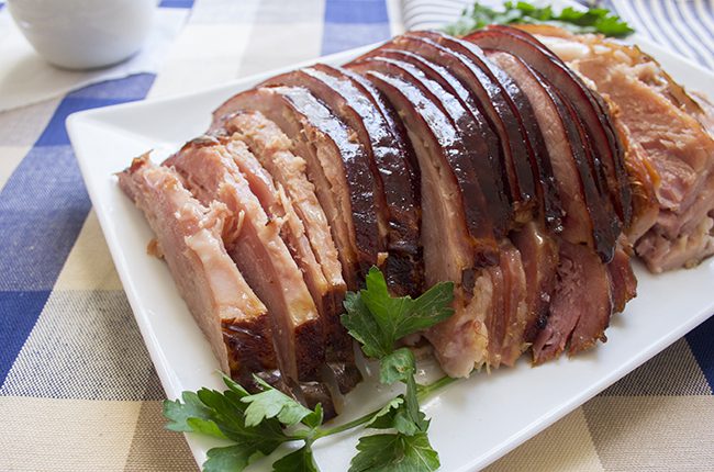 slow cooker spiral sliced ham