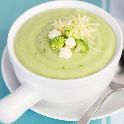 Creamy Broccoli and Cauliflower Soup Recipe