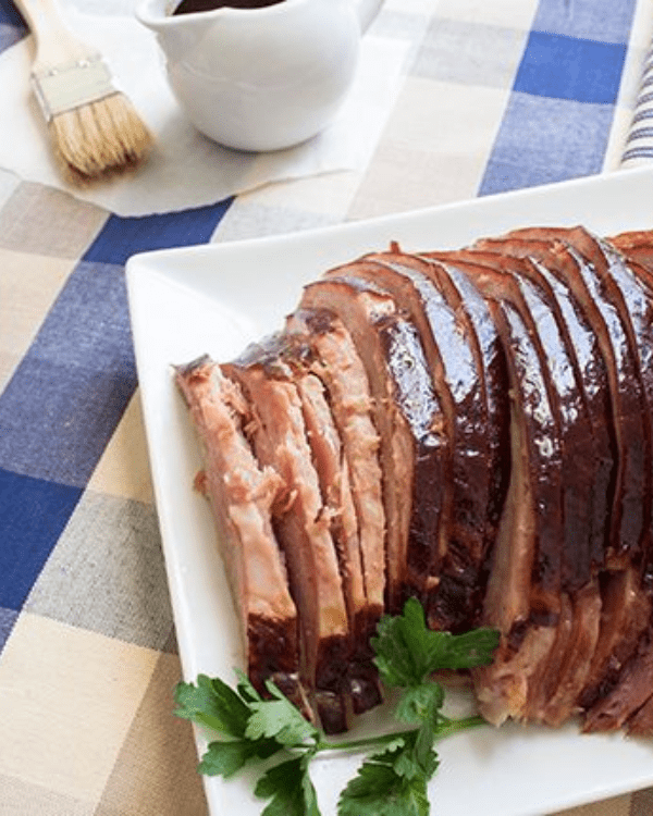 Spiral Slow Cooker Ham with Brown Sugar