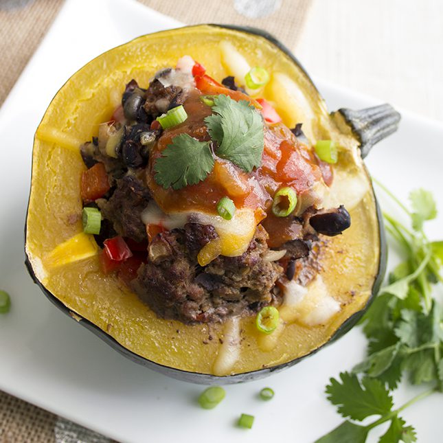 Healthy Easy Beef Stuffed Mexican Squash Recipe