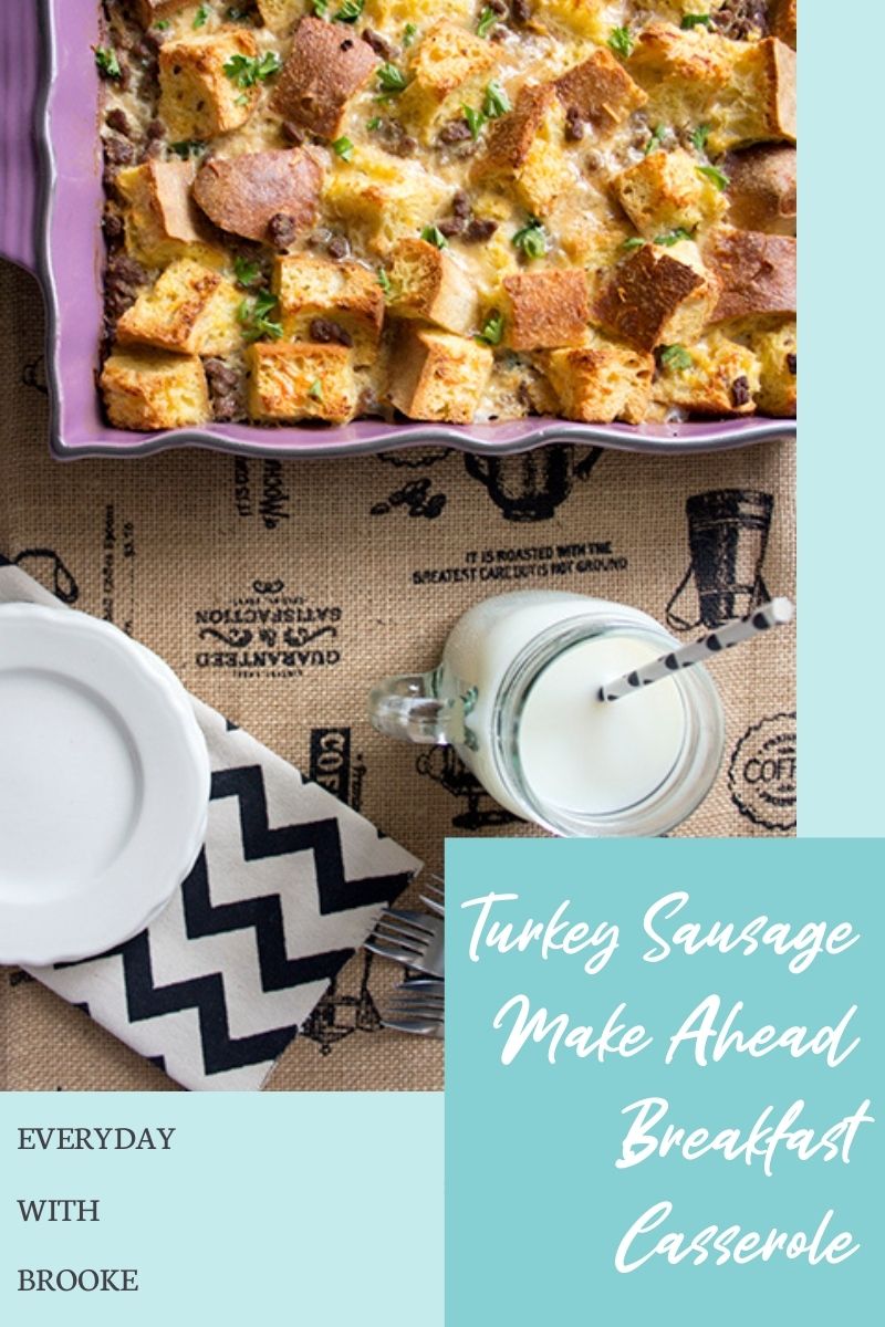 Turkey Sausage Make Ahead Breakfast Casserole Recipe