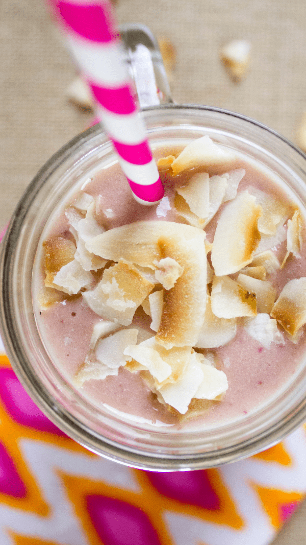 Healthy Tropical Protein Smoothie