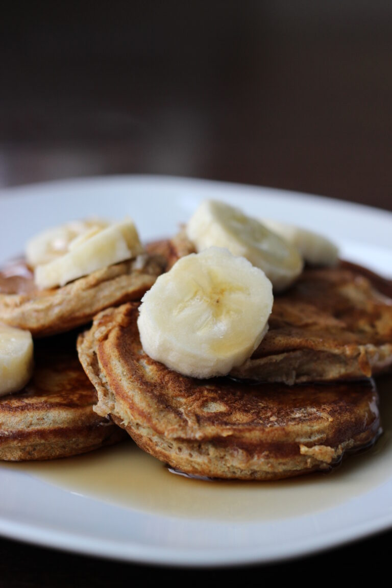 Healthy Mini Banana Pancakes