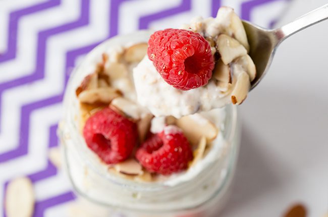 Finished Healthy Overnight Oats for Weight Loss