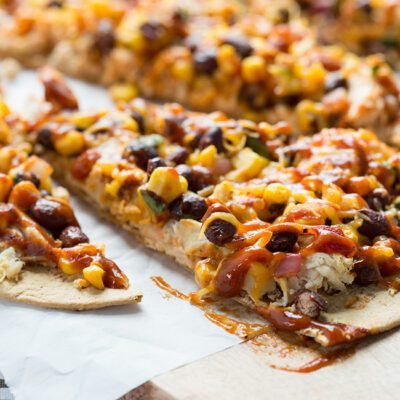 Barbecue Chicken and Pineapple Flatbread