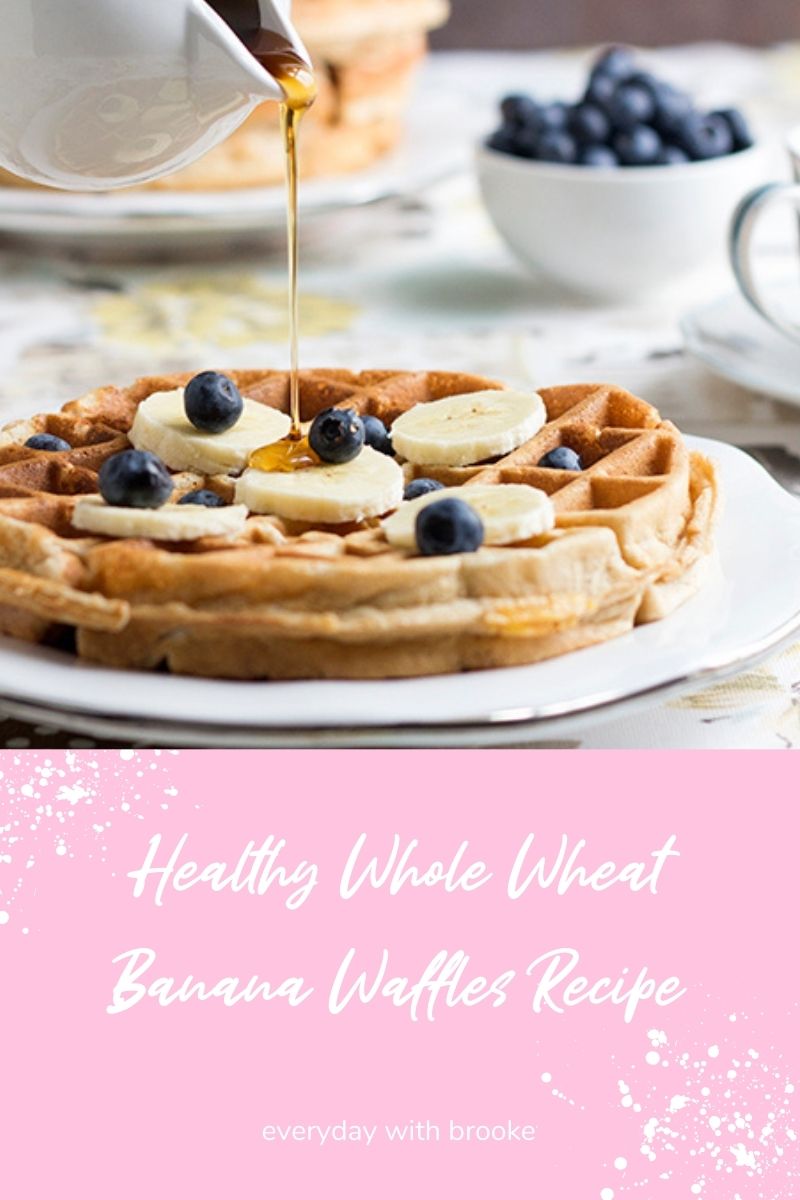 Healthy Whole Wheat Banana Waffles Recipe