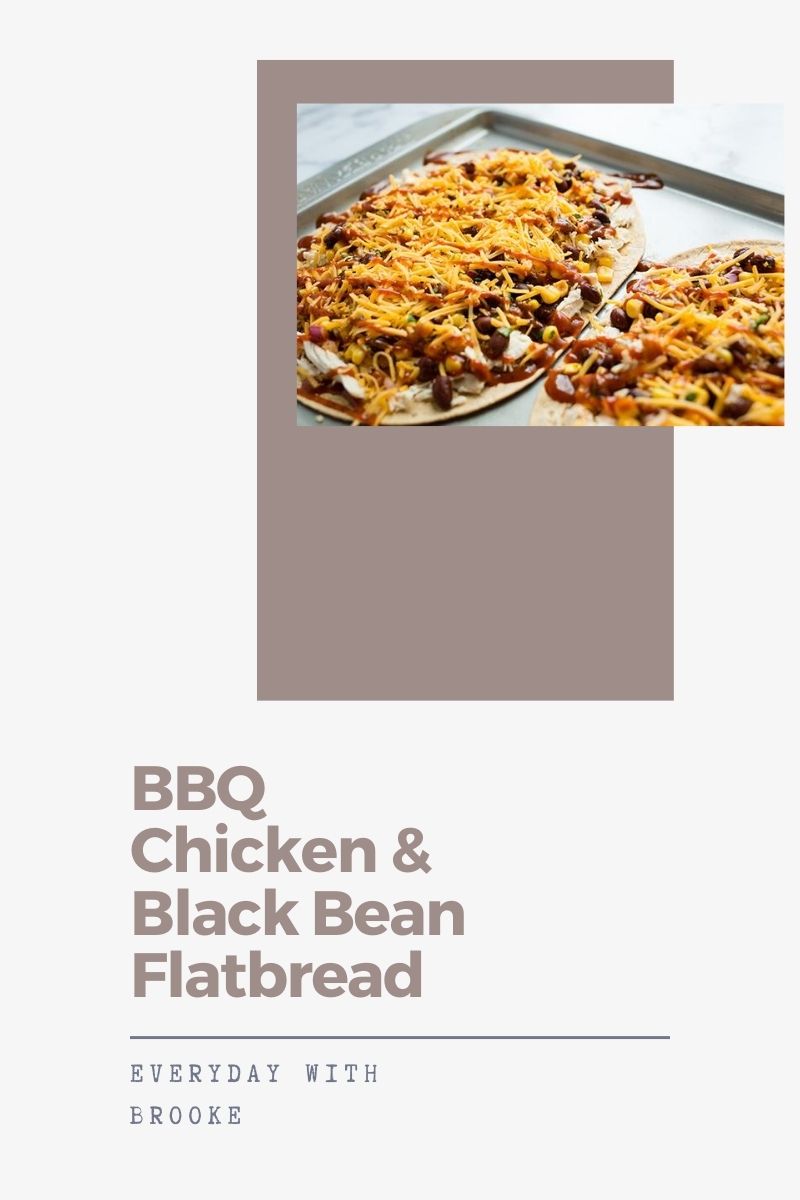 Barbecue Chicken and Black Bean Flatbread