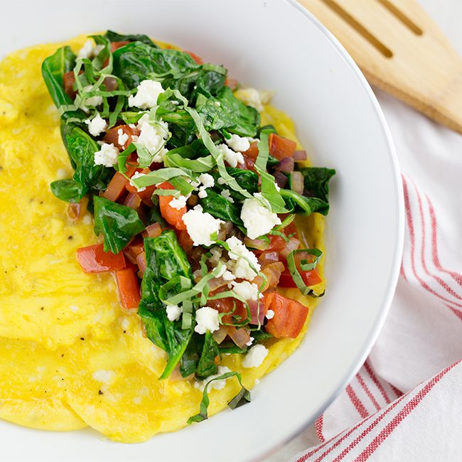ProteinPacked Egg White Greek Omelette for Your Brunch This Weekend