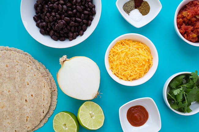 Ingredients for Huevos Rancheros