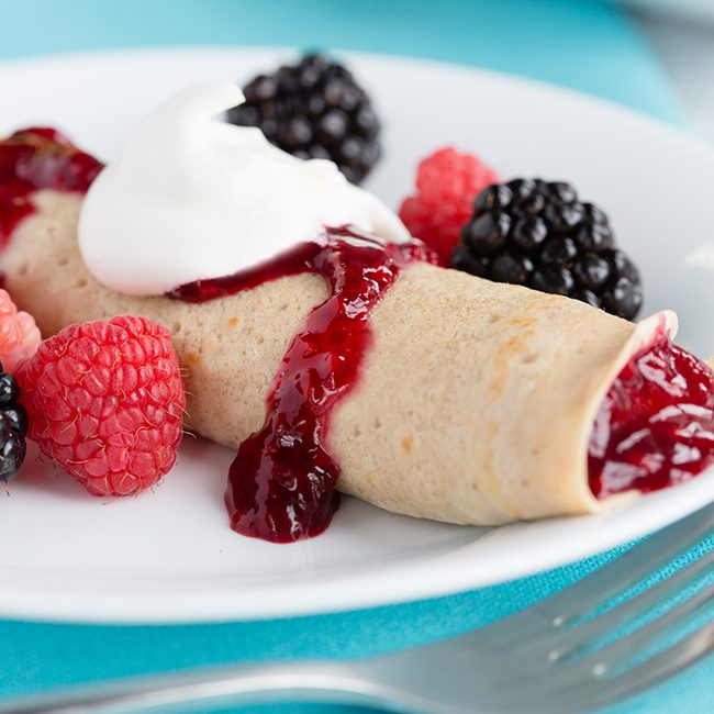 How to Make Berry Crepes